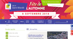 Desktop Screenshot of mairie-saint-mande.fr
