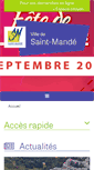 Mobile Screenshot of mairie-saint-mande.fr